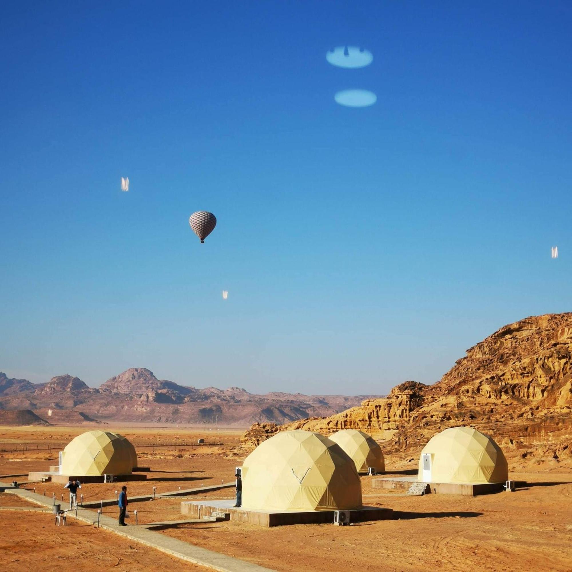 Hotel Star Magic Camp à Wadi Rum Extérieur photo